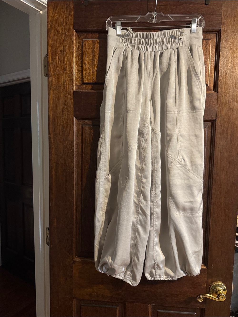 NWT- Daily Practice Casual Drawstring Jogger Pants - Silver